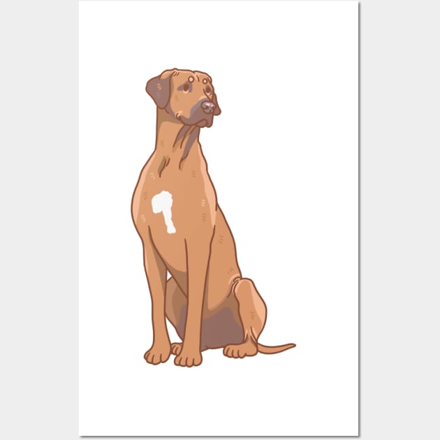 Rhodesian Ridgeback Wall Art by Csieben